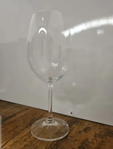 Kit 5 Taça De Vinho Branco Em Cristal/vidro Transparente