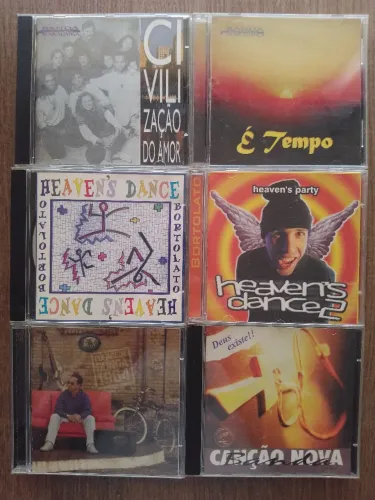6 CDs Católicos Originais 