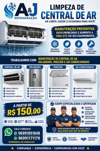 Serviço de refrigeração doméstica