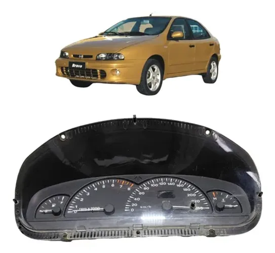Painel Instrumentos Fiat Marea Brava 2.0 1999 A 2003 Uzad0 Original