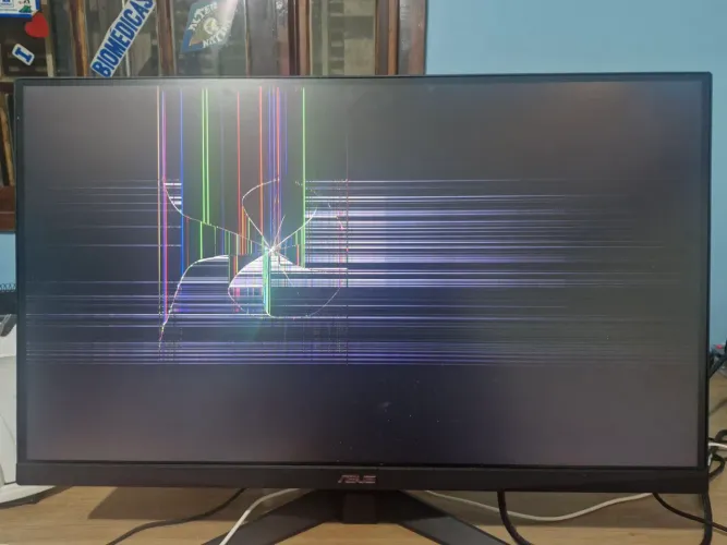 ? MONITOR ASUS TUF GAMING VG279QM5A 27" - PARA PEÇAS OU REPARO - VALOR NEGOCIÁVEL 