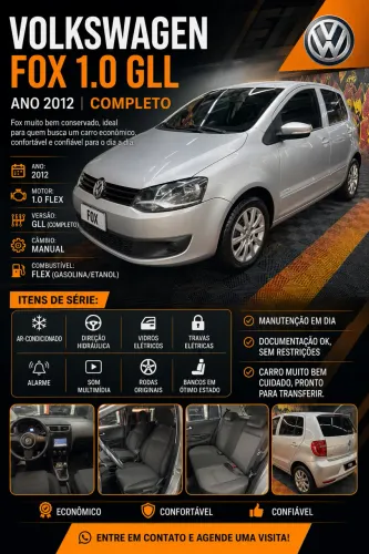 Volkswagen Fox 1.0 MI Total Flex 8V 5P 2012