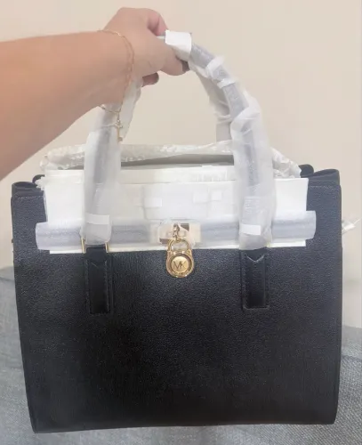 Bolsa Michael Kors Hamilton Grande Preta - Couro Legítimo (Impecável!)