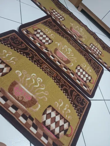 jogo tapete p cozinha 3 peças