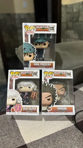 3 Funkos pops Hunter x Hunter - NOVOS