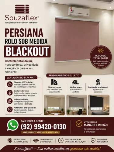 Cortina e cortinas rolô sob medida 