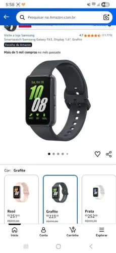 SmartWatch Samsung fit