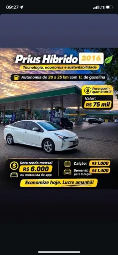 Toyota Prius Hybrid 1.8 16V 5P Aut. 2016