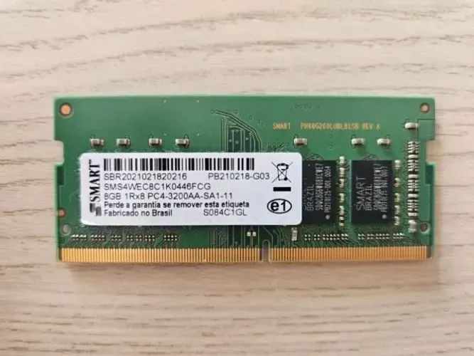Memória Notebook DDR4 8GB Smart Modular (Original Dell)