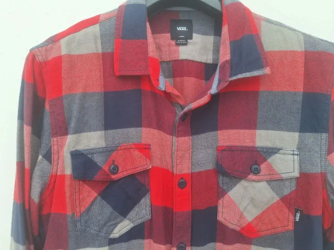 Camisa flanela xadrez vans
