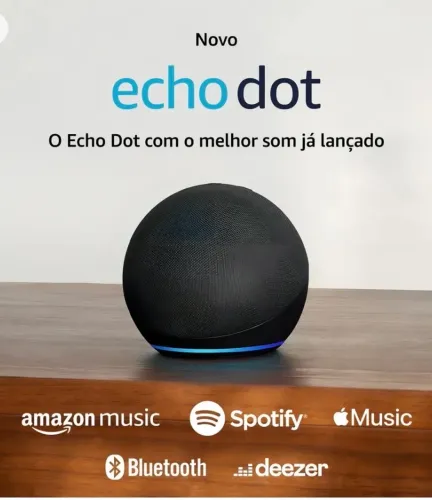 Alexa Amazon Echo Dot 5a Geração Com Assistente Virtual Casa