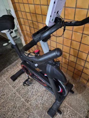 Bicicleta ergométrica odin fit 8kg nova sem uso