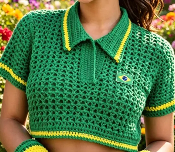 Croppeds em Crochê do Brasil 
