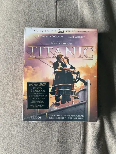 TITANIC EDIÇÃO DE COLECIONADOR 3D - 4 DISCOS - LACRADO