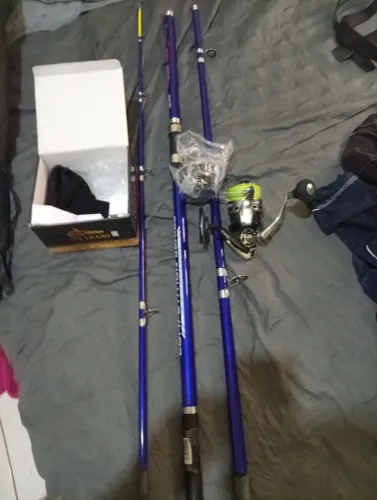 Kit de pesca de molinete completo