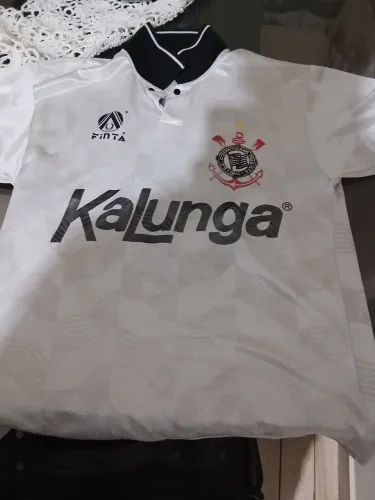 Rara Camisa Corinthians 1992 Original Finta Kalunga #8 Ezequiel