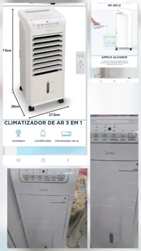 Climatizador de Ar Frio Midea