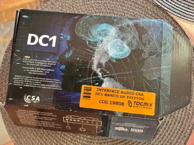 INTERFACE DE ÁUDIO CSA DC1 - SEM USO - R$ 300