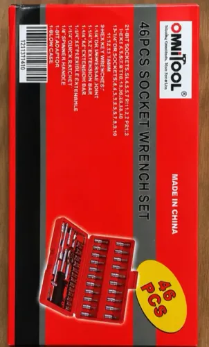 ? KIT DE FERRAMENTAS 46 PEÇAS