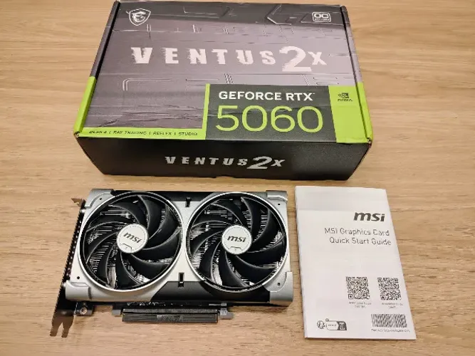 Placa de Video GeForce RTX 5060 8gb MSI Ventus NOVA Gtia até Setembro/2029