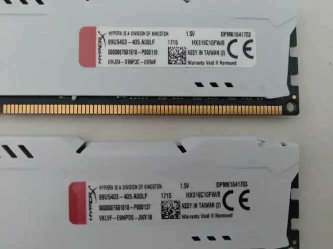 Memória 16GB (2X8GB)DDR3 1600MHz Kingston HyperX Fury