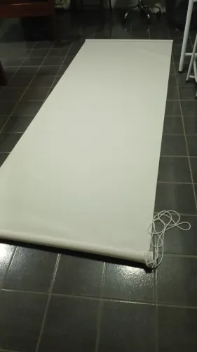 PERSIANAS ROLÔ TELA SOLAR(SCREEN) SEMI NOVAS,CONJUNTO COM 8 UNIDADES