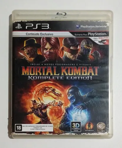 PS3 - Lote com 6 jogos (MK + PES entre outros)