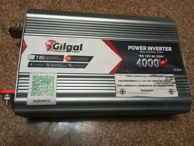 Inversor 4000w onda pura liga ar condicionado energia solar toda prova.