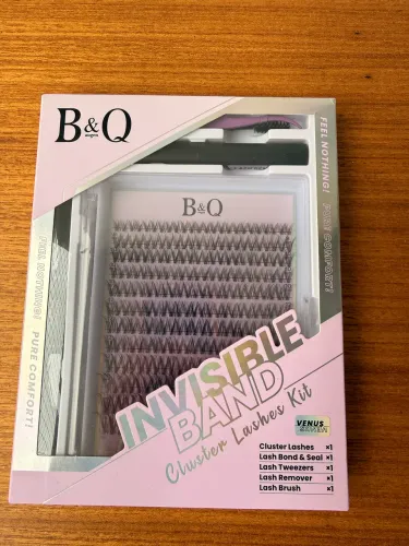 Kit De Extensões De Cílios Diy B&q Classic Venus Invisível