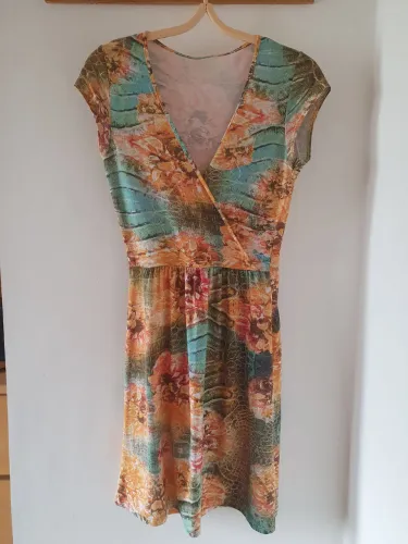 Vestido estampa colorida