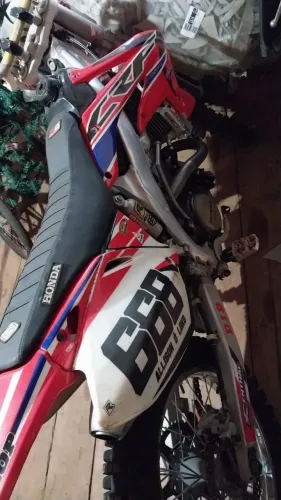 Moto Trilha CRF 450 ( com nota ) pego carro com volta