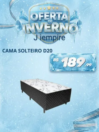 Cama box solteiro 