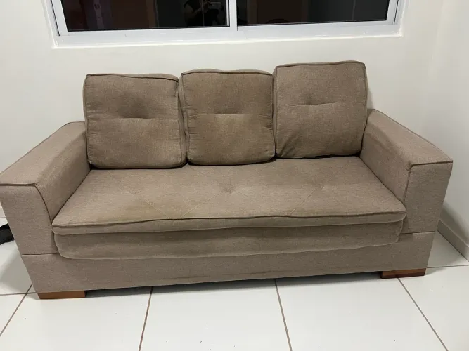SOFÁ 3 LUGARES SEMINOVO
