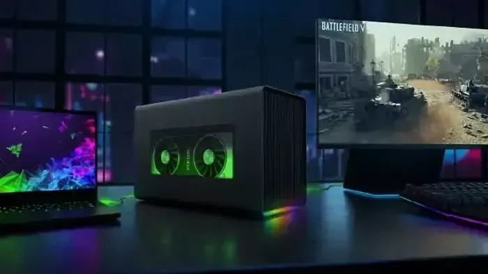 Razer Core X Egpu Externa Thunderbolt 3 Usb C p/notebook e pc SEM placa de video