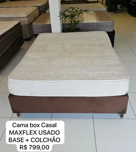 Cama Box Casal MAXFLEX USADO com ENTREGA