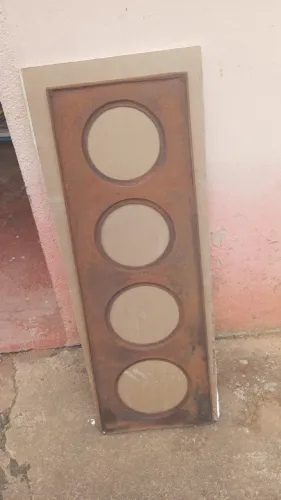 Chapa de Aço Fogão a Lenha 2 peças