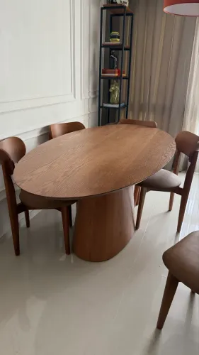 Mesa Orgânica Oval 2m X 1m
