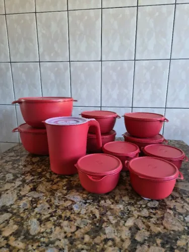 KIT 11 PEÇAS COM JARRA - ORGANIZAÇÃO PARA SUA COZINHA