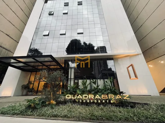 Ed. Quadra Braz - Sala comercial com 28 semi acabada na Braz de Aguiar