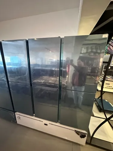 Geladeira inox 6 portas refrigerada - refrimate