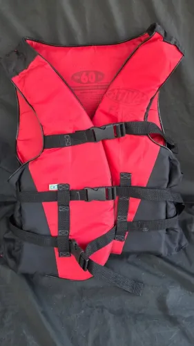 Colete Salva Vidas Vermelho para esportes aquáticos