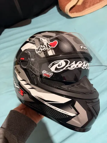 Capacete FW3 Fox Grafite
