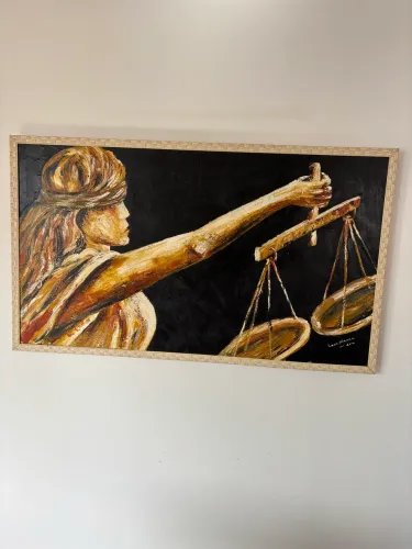 Quadro deusa da justiça
