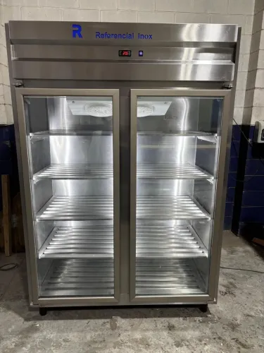 Expositor refrigerado 1569 litros referencial inox