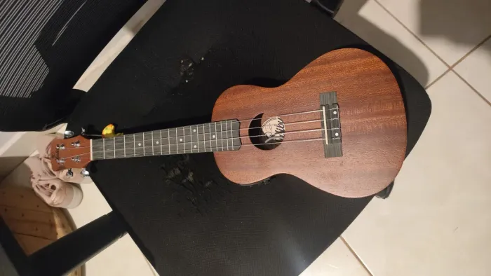 Ukulele Malibu Elétrico Semi Novo - Pouquíssimo Uso