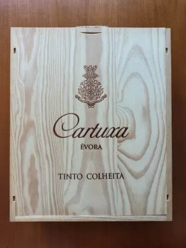 Caixa de madeira Vazia - Cartuxa - Vinhos - Decoração