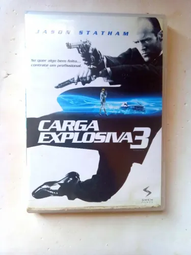 Carga explosiva 3 dvd original Jason statham dublado excelente estado filme ação