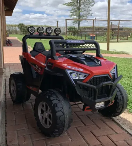 JIPE ELÉTRICO INFANTIL GIGANTE OFF-ROAD 4X4 12v Lacrado NOVO