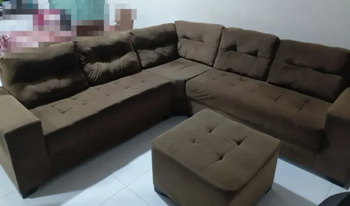Sofá de canto ou sofá L
