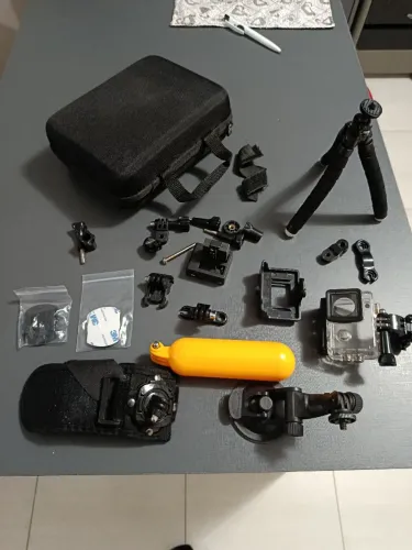 Accesorios kit Gopro e outras com case